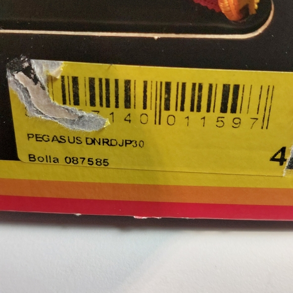 Atlantic Stars blue & red leather & nylon Pegasus sneakers, EU41, EUC - Picture 13 of 14